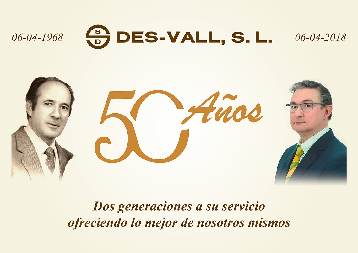 50º aniversario de Des-Vall